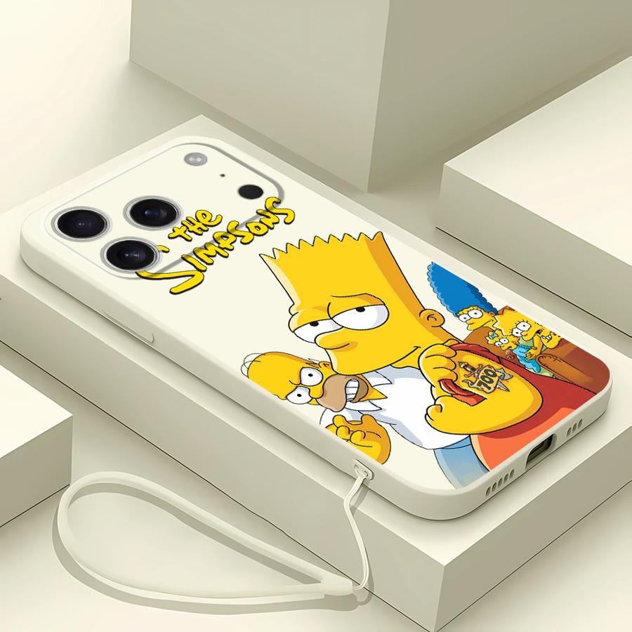 Red Bart Simpson Phone Cover C - Lanyard Anime Logo 评论和价格