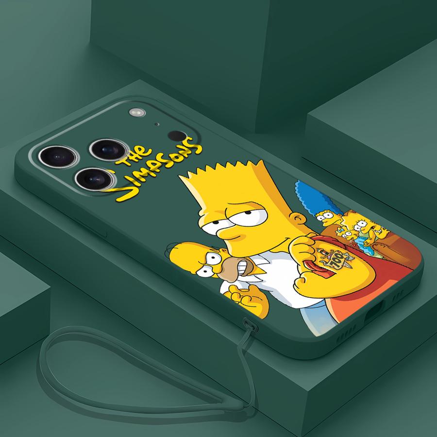 Red Bart Simpson Phone Cover C - Lanyard Anime Logo 评论和价格