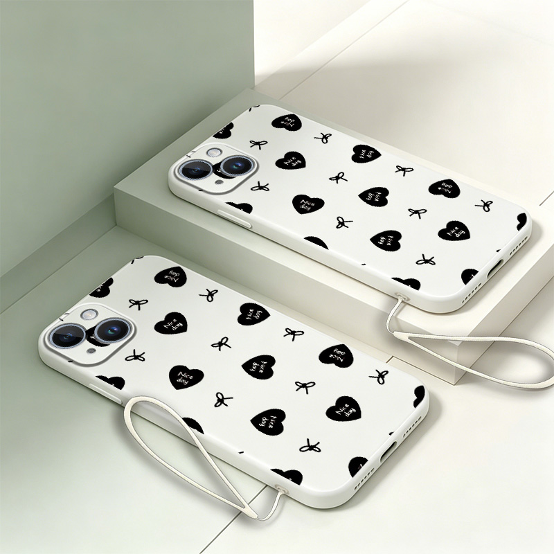 Heart Bow Gothic Phone Case fo - Lanyard Anime Logo 评论和价格