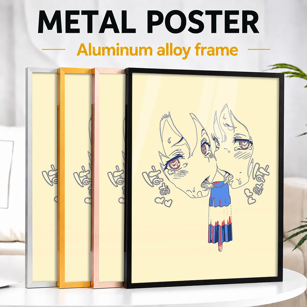 Kawaii Anime School Girl Frame - Anime Poster Print 评论和价格