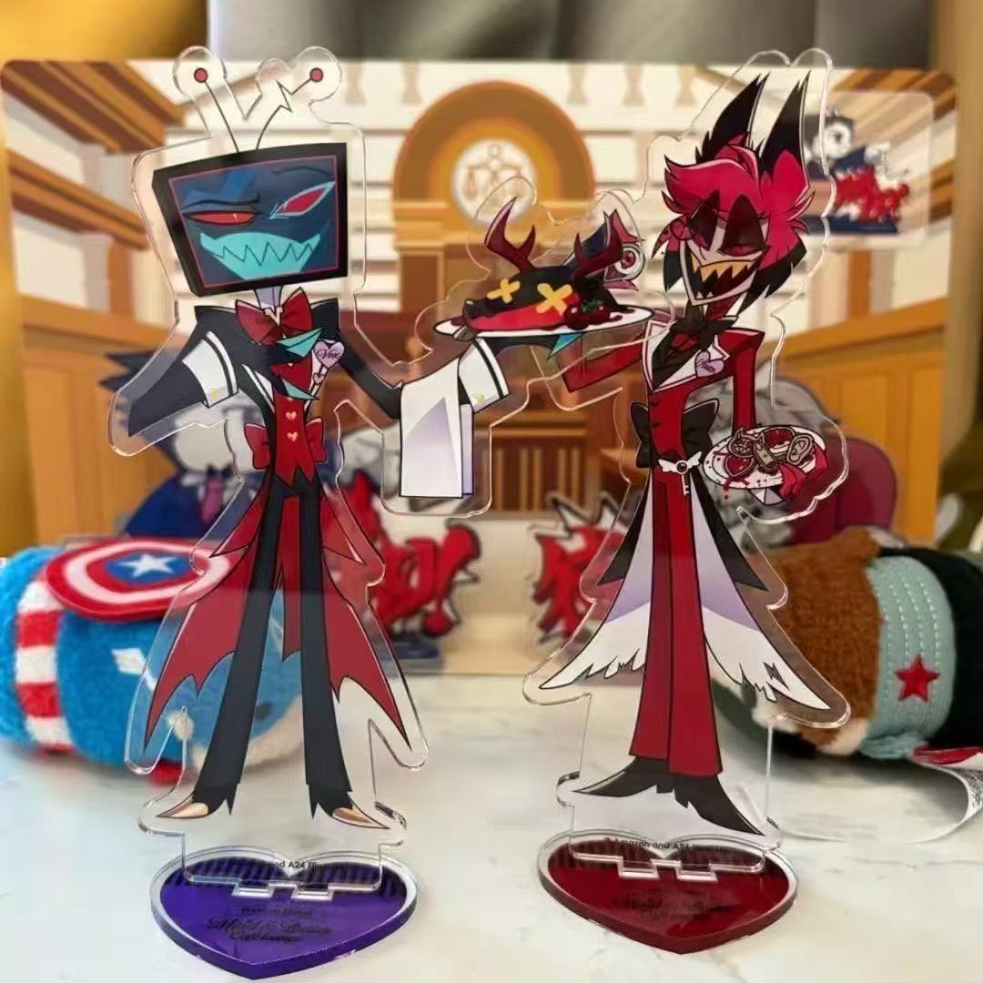 2pcs Hazbin Anime Peripherals  - Anime Merchandise 评论和价格