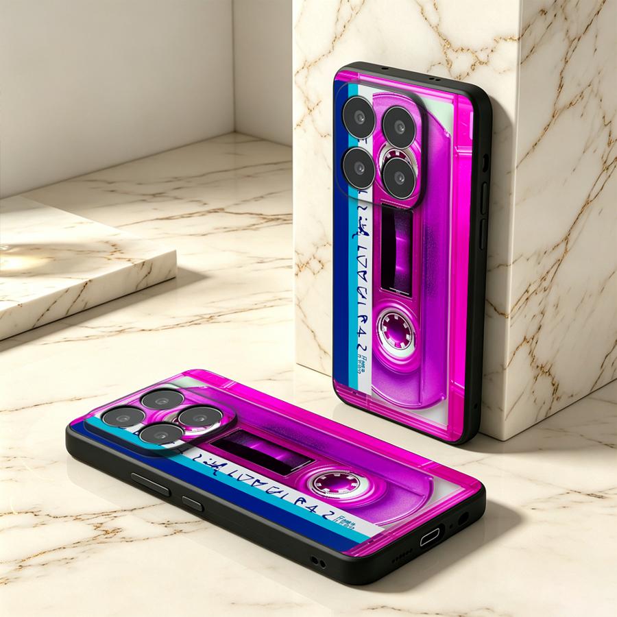 Magenta Cassette Tape Phone Ca - Lanyard Anime Logo 评论和价格