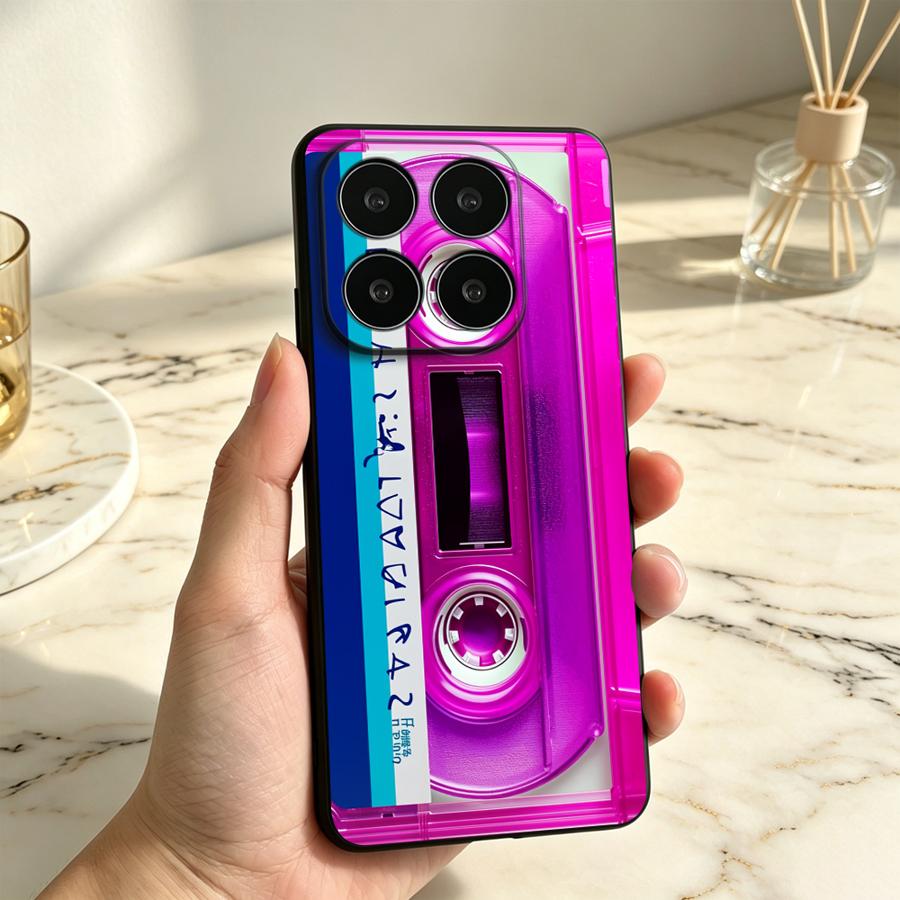 Magenta Cassette Tape Phone Ca - Lanyard Anime Logo 评论和价格