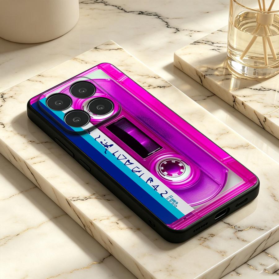 Magenta Cassette Tape Phone Ca - Lanyard Anime Logo 评论和价格
