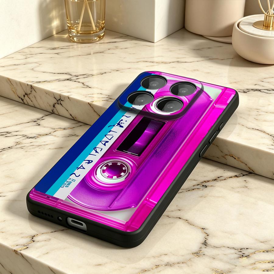 Magenta Cassette Tape Phone Ca - Lanyard Anime Logo 评论和价格