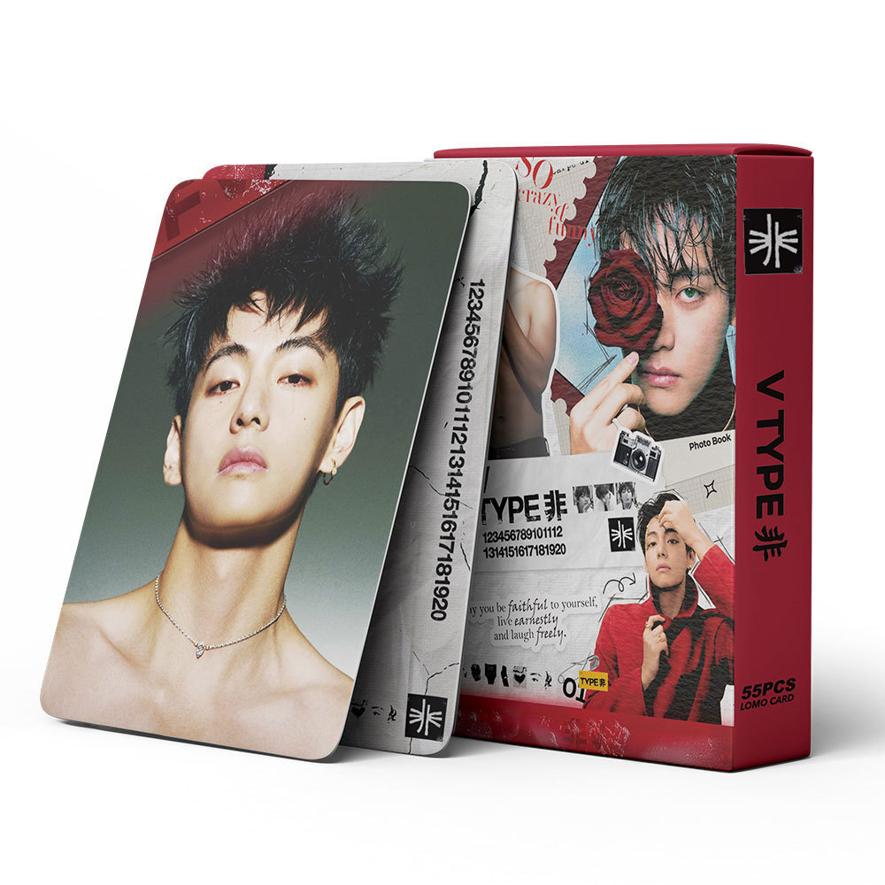 55PCS KPOP idol VTYPE Photo ca - Anime Merch Ideas 评论和价格